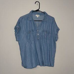 Wonderly Blue Denim Blouse